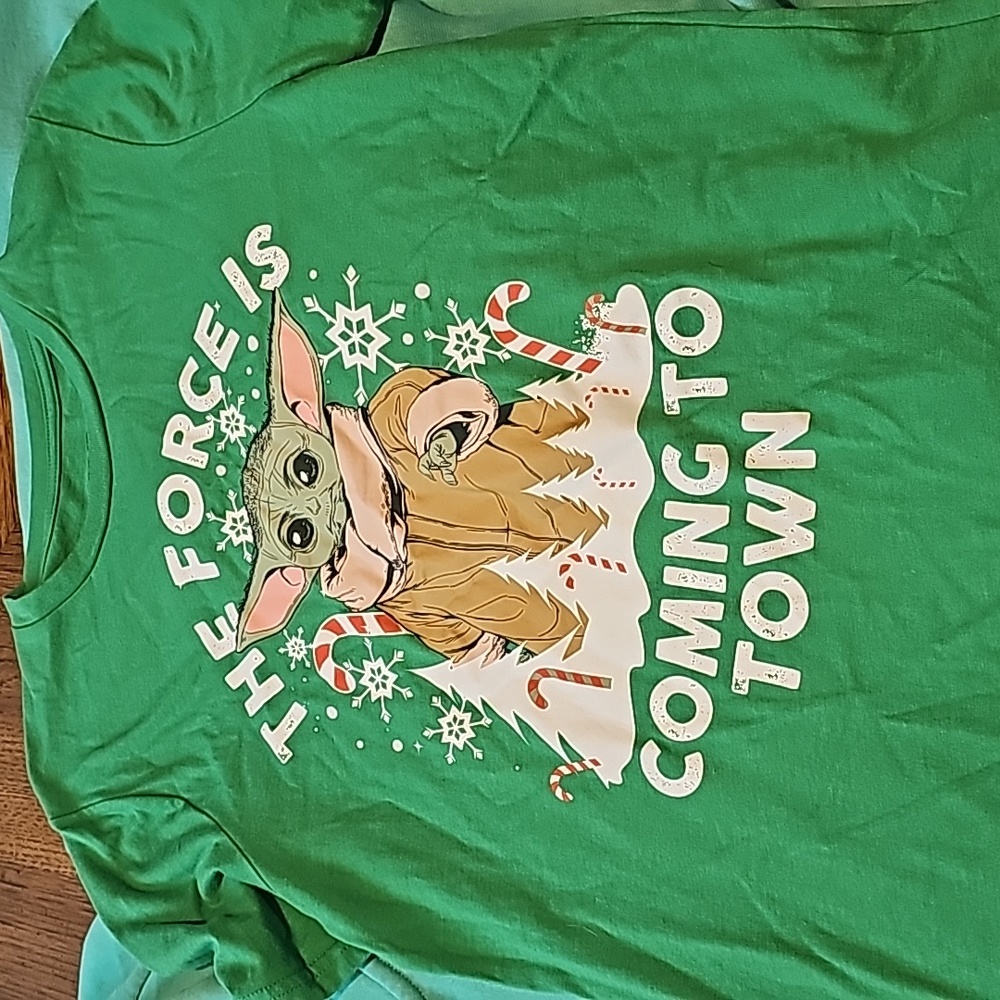 Boy's baby Yoda Christmas shirt